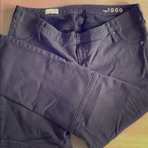 Grey maternity jeans